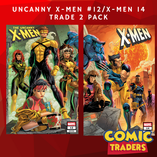 UNCANNY X-MEN #12/ X-MEN #14 TYLER KIRKHAM EXCLUSIVE CONNECTING TRADE VARIANT 2 PACK (4/2/2025) SHIPS 5/2/2025