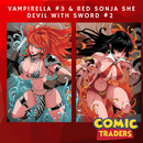 VAMPIRELLA #3 & RED SONJA SHE DEVIL WITH SWORD #2 EXCLUSIVE VIRGIN VARIANT 2 PACK (6/17/2026) SHIPS 7/17/2026