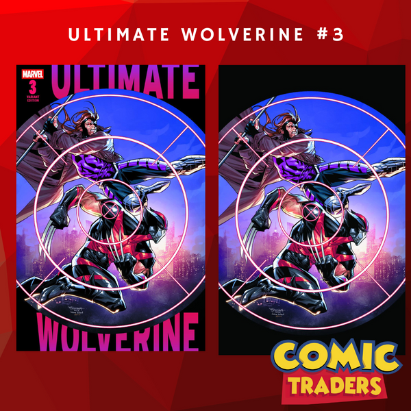 ULTIMATE WOLVERINE #3 STEPHEN SEGOVIA EXCLUSIVE VARIANT 2 PACK (3/26/2025) SHIPS 4/26/2025