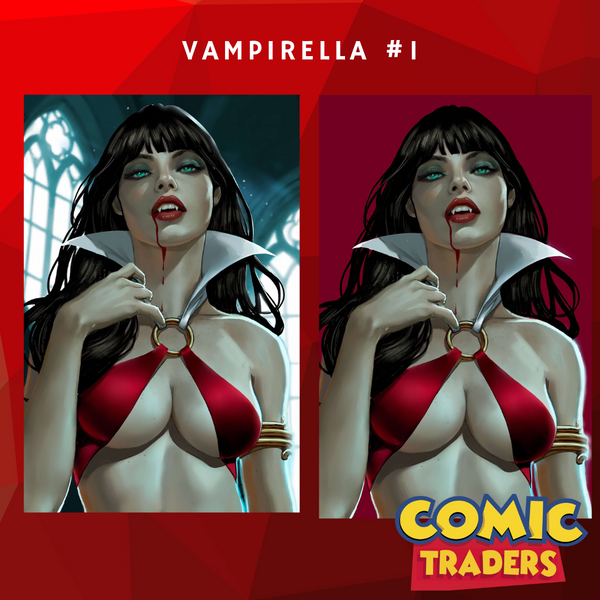 VAMPIRELLA (2025) #1 IVAN TALAVERA EXCLUSIVE VIRGIN VARIANT 2 PACK (3/26/2025) SHIPS 4/26/2025