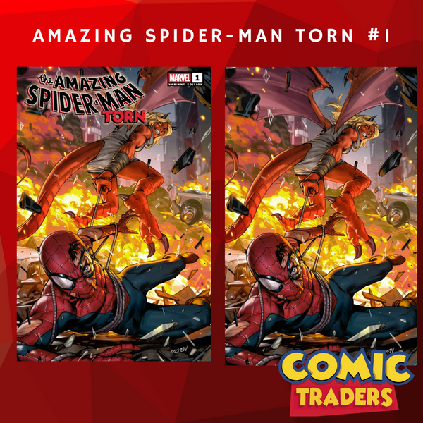 AMAZING SPIDER-MAN: TORN #1 DERRICK CHEW EXCLUSIVE VARIANT 2 PACK (10/8/2025) SHIPS 11/8/2025