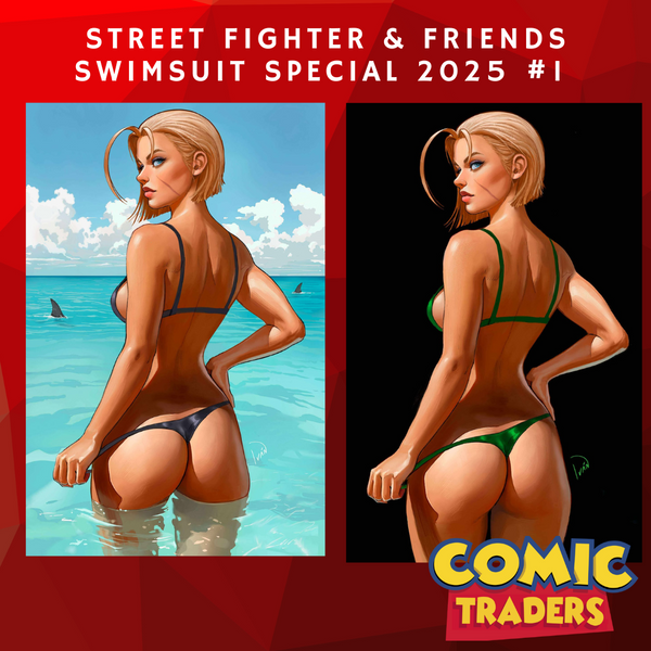 2025 STREET FIGHTER & FRIENDS SWIMSUIT SPECIAL #1 (ONE SHOT) IVAN TALAVERA EXCLUSIVE VIRGIN VARIANT 2 PACK (10/1/2025) SHIPS 11/1/2025