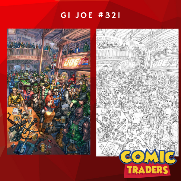 GI JOE A REAL AMERICAN HERO #321 ALAN QUAH EXCLUSIVE VIRGIN VARIANT 2 PACK (10/8/2025) SHIPS 11/8/2025
