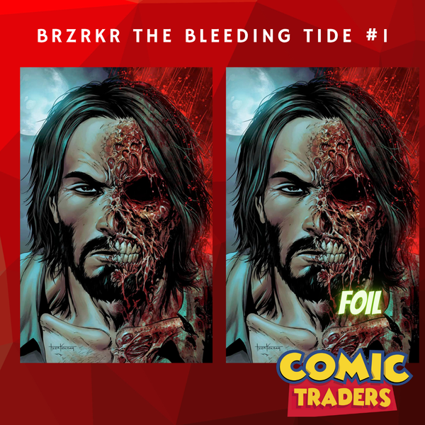 BRZRKR: The Bleeding Tide #1 TYLER KIRKHAM EXCLUSIVE VIRGIN VARIANT 2 PACK (11/26/2025) SHIPS 12/26/2025