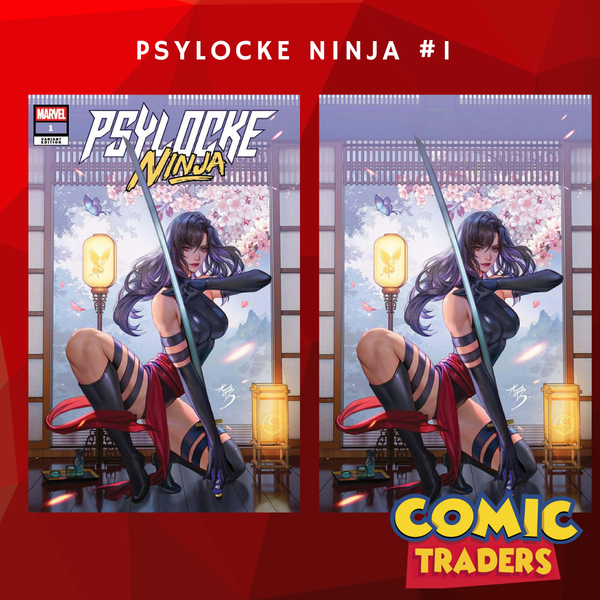 PSYLOCKE: NINJA #1 FANYANG EXCLUSIVE VARIANT 2 PACK (1/21/2026) SHIPS 2/21/2026