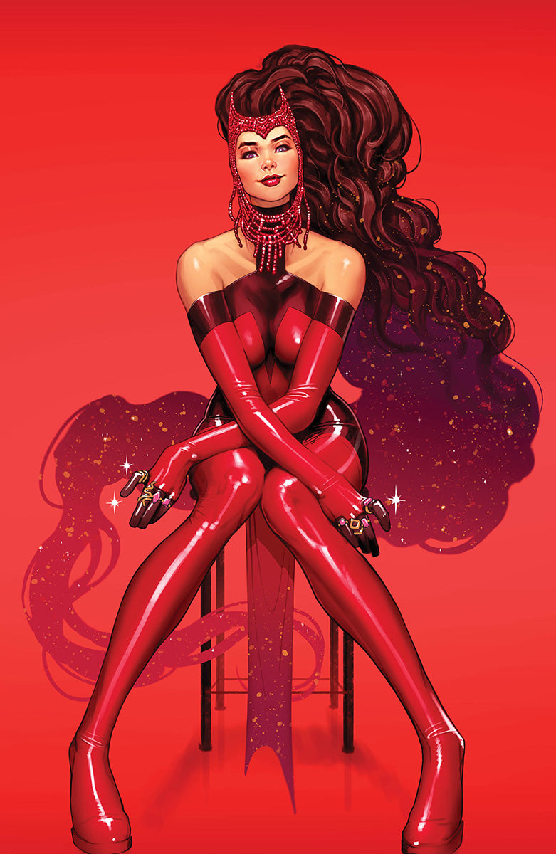 SCARLET WITCH ANNUAL 1 DAVID NAKAYAMA EXCLUSIVE VIRGIN FOIL VARIANT (6/21/2023) SHIPS 7/21/2023 BACKISSUE