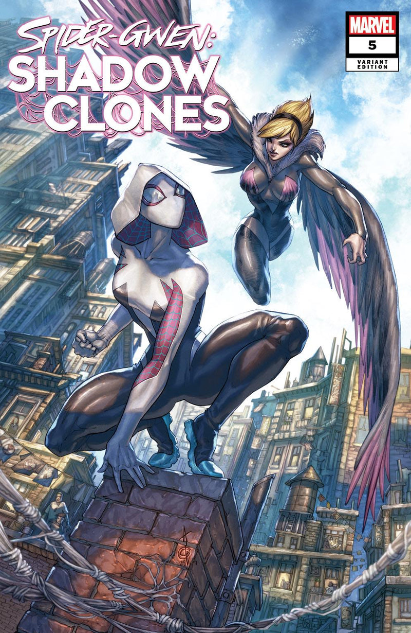 SPIDER-GWEN: SHADOW CLONES 5 ALAN QUAH EXCLUSIVE VARIANT 2 PACK (7/19/2023) SHIPS 8/19/2023 BACKISSUE