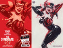 HARLEY QUINN BLACK WHITE REDDER