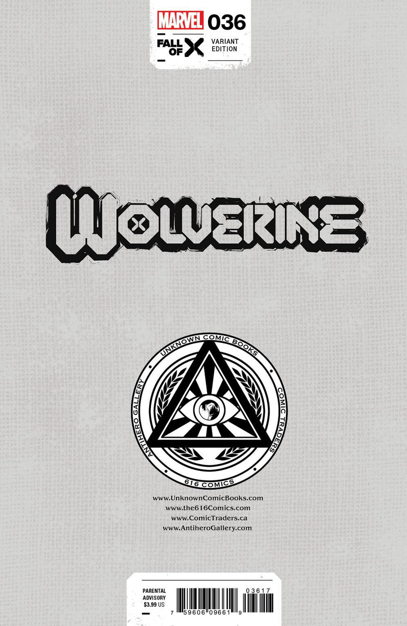 WOLVERINE 36 [FALL] MIGUEL MERCADO EXCLUSIVE VARIANT 2 PACK (8/30/2023) SHIPS 9/30/2023 BACKISSUE