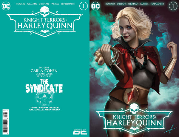 KNIGHT TERRORS HARLEY QUINN #1 CARLA COHEN EXCLUSIVE VARIANT (7/25/2023) SHIPS 8/25/2023 BACKISSUE