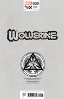 WOLVERINE 39 STEPHEN SEGOVIA HOMAGE TO MIKE CHOI EXCLUSIVE VIRGIN VARIANT (11/22/2023) SHIPS 12/22/2023 BACKISSUE