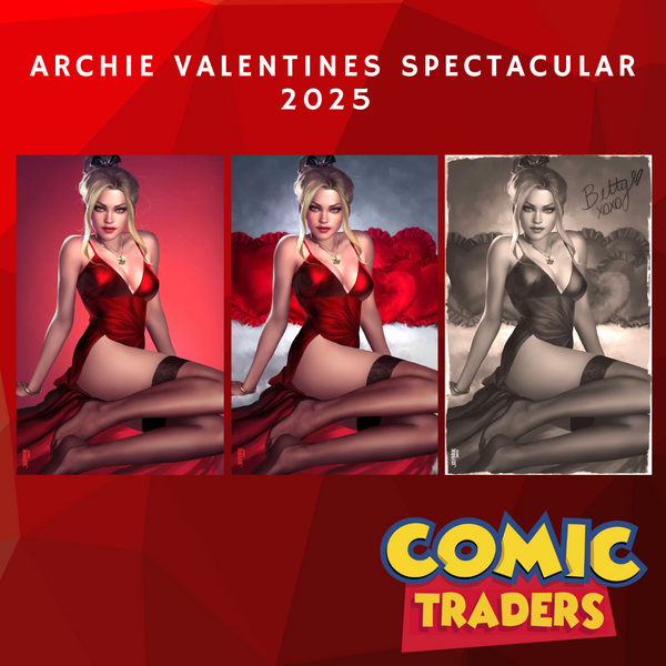 ARCHIE VALENTINES SPECTACULAR 2025 JOSH BURNS EXCLUSIVE VIRGIN VARIANT 3 PACK (1/29/2025) SHIPS 2/28/2025