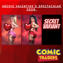 ARCHIE VALENTINES SPECTACULAR (ONE SHOT) JOSH BURNS EXCLUSIVE VIRGIN 3 PACK (1/21/2026) SHIPS 2/26/2026