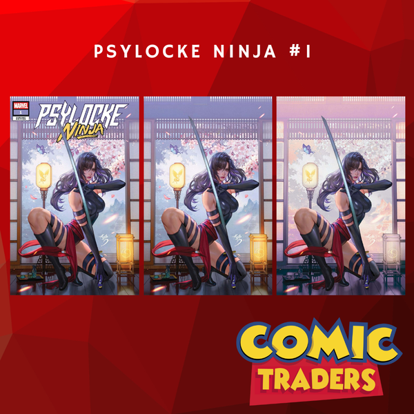 PSYLOCKE: NINJA #1 FANYANG EXCLUSIVE VARIANT 3 PACK (1/21/2026) SHIPS 2/21/2026