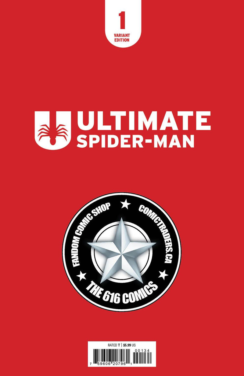 ULTIMATE SPIDER-MAN 1 KAARE ANDREWS EXCLUSIVE VARIANT (1/10/2024) SHIPS 2/10/2024