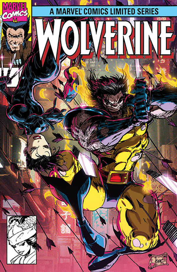 WOLVERINE BY CLAREMONT & MILLER 1 FACSIMILE EDITION KAARE ANDREWS EXCLUSIVE FOIL MEGACON VARIANT (12/27/2023) SHIPS 2/27/2024 BACKISSUE