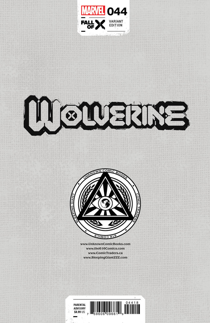 WOLVERINE 44 STEPHEN SEGOVIA EXCLUSIVE VARIANT (2/28/2024) SHIPS 3/28/2024 BACKISSUE