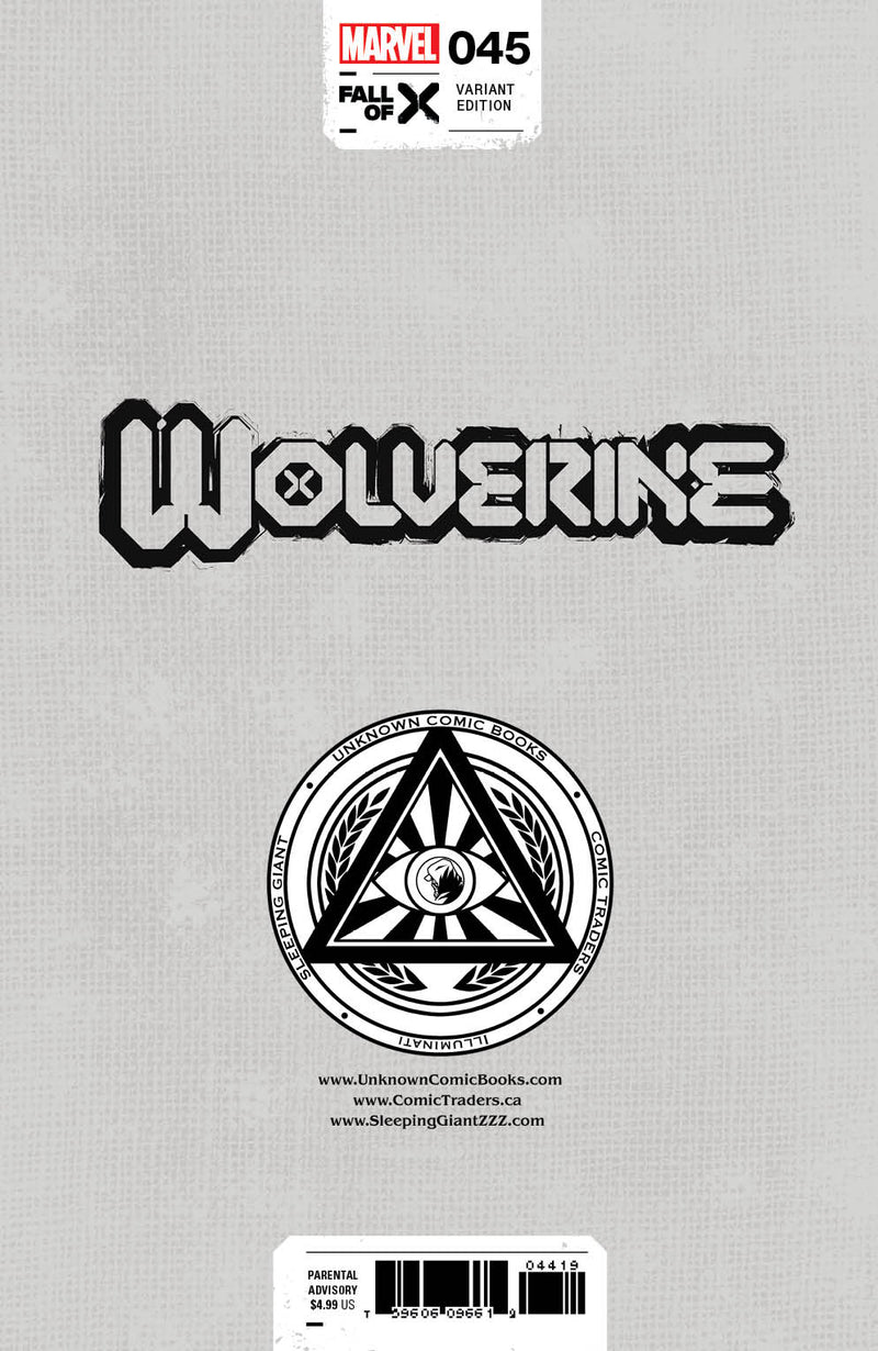 WOLVERINE 45 KAARE ANDREWS EXCLUSIVE VARIANT 2 PACK (3/13/2024) SHIPS 4/13/2024 BACKISSUE