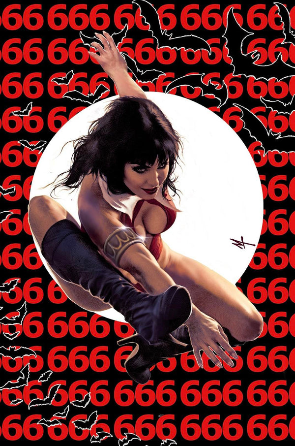 VAMPIRELLA #666 MARCO TURINI EXCLUSIVE "666" VIRGIN VARIANT (2/14/2024) SHIPS 3/21/2024