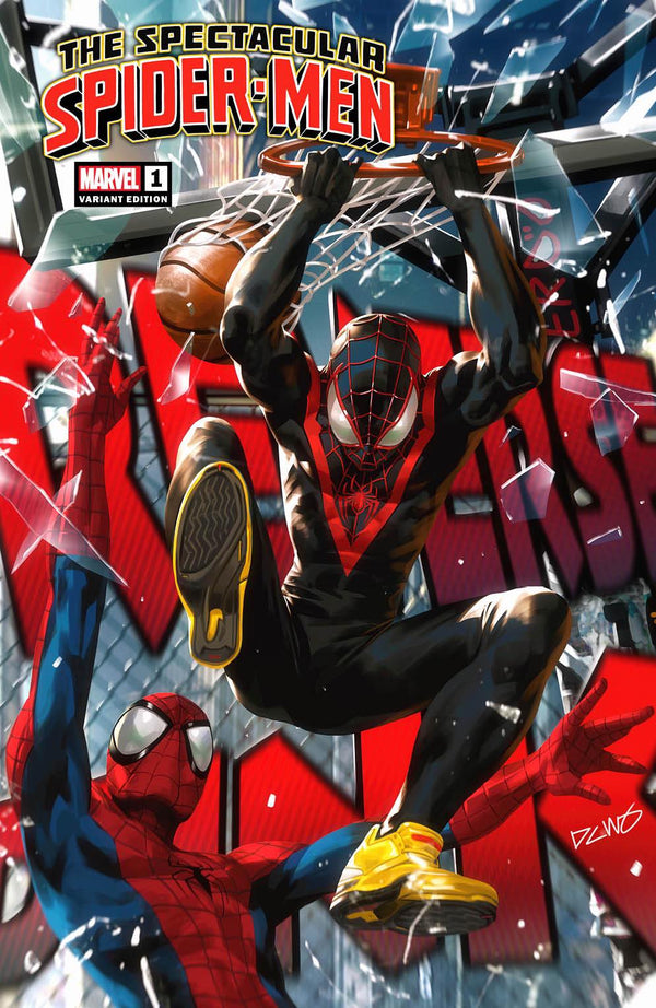 THE SPECTACULAR SPIDER-MEN 1 DERRICK CHEW EXCLUSIVE VARIANT (3/6/2024) SHIPS 4/13/2024 BACKISSUE