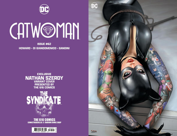 CATWOMAN #62 NATHAN SZERDY EXCLUSIVE VIRGIN FOIL VARIANT (2/20/2024) SHIPS 3/27/2024