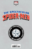 THE SPECTACULAR SPIDER-MEN 1 DERRICK CHEW EXCLUSIVE VARIANT (3/6/2024) SHIPS 4/13/2024 BACKISSUE