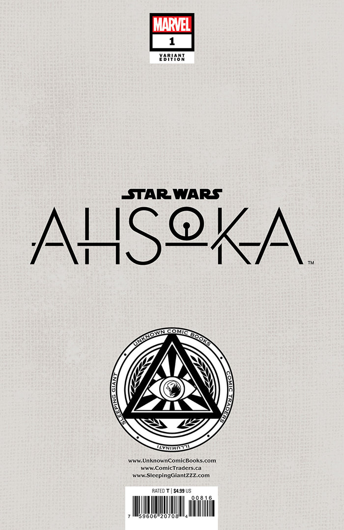 STAR WARS: AHSOKA #1 DAVID NAKAYAMA EXCLUSIVE VIRGIN VARIANT (7/10/202