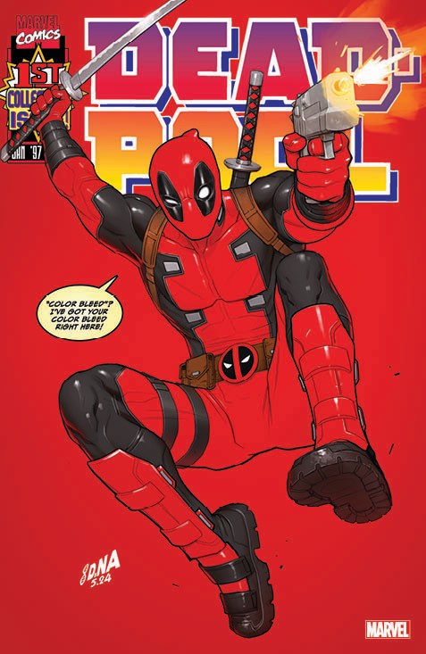 DEADPOOL #1 FACSIMILE EDITION DAVID NAKAYAMA EXCLUSIVE VARIANT (7/10/2024) SHIPS 8/10/2024 BACKISSUE