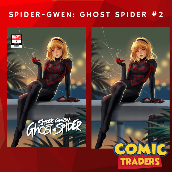 SPIDER-GWEN: THE GHOST-SPIDER #2 LEIRIX EXCLUSIVE VARIANT 2 PACK (6/26/2024) SHIPS 7/26/2024