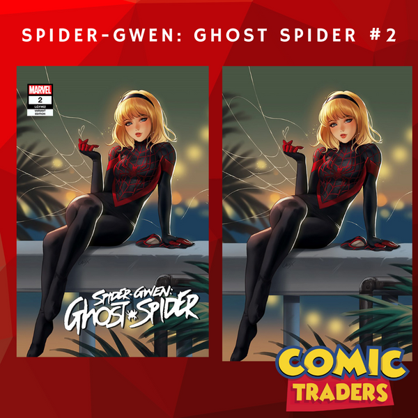 SPIDER-GWEN: THE GHOST-SPIDER #2 LEIRIX EXCLUSIVE VARIANT 2 PACK (6/26/2024) SHIPS 7/26/2024 BACKISSUE