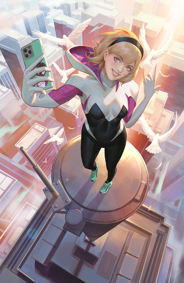 SPIDER-GWEN: THE GHOST-SPIDER #3 EJIKURE EXCLUSIVE VIRGIN VARIANT (7/3/2024) SHIPS 8/3/2024 BACKISSUE