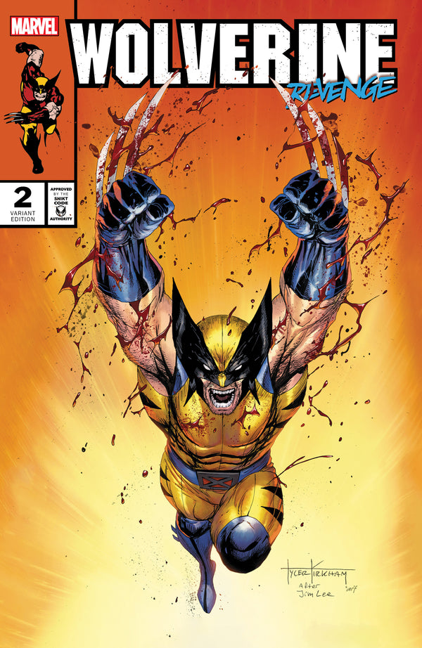 WOLVERINE: REVENGE - RED BAND #2 TYLER KIRKHAM EXCLUSIVE VARIANT (9/25/2024) SHIPS 10/25/2024