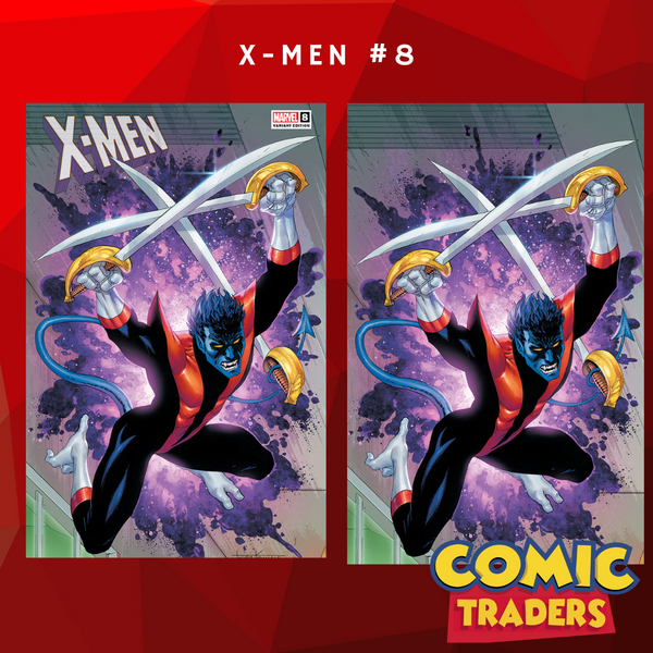 X-MEN #8 TYLER KIRKHAM EXCLUSIVE VARIANT 2 PACK (12/4/2024) SHIPS 1/4/2025 BACKISSUE