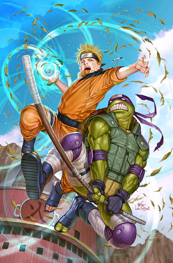 TEENAGE MUTANT NINJA TURTLES X NARUTO #2 INHYUK LEE EXCLUSIVE VIRGIN VARIANT (1/15/2025) SHIPS 2/15/2025