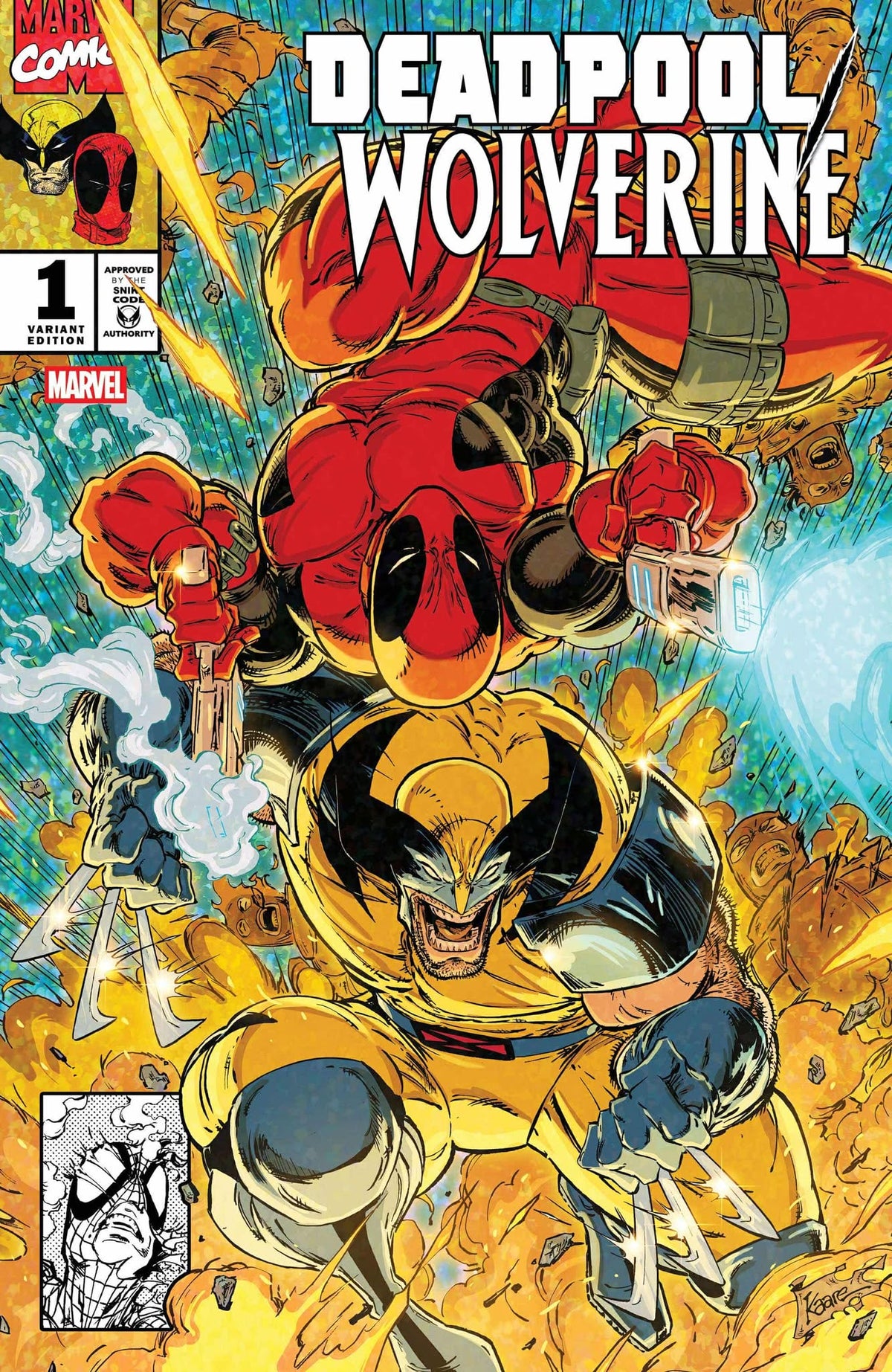 DEADPOOL/WOLVERINE #1 KAARE ANDREWS EXCLUSIVE VARIANT (1/1/2025) SHIPS