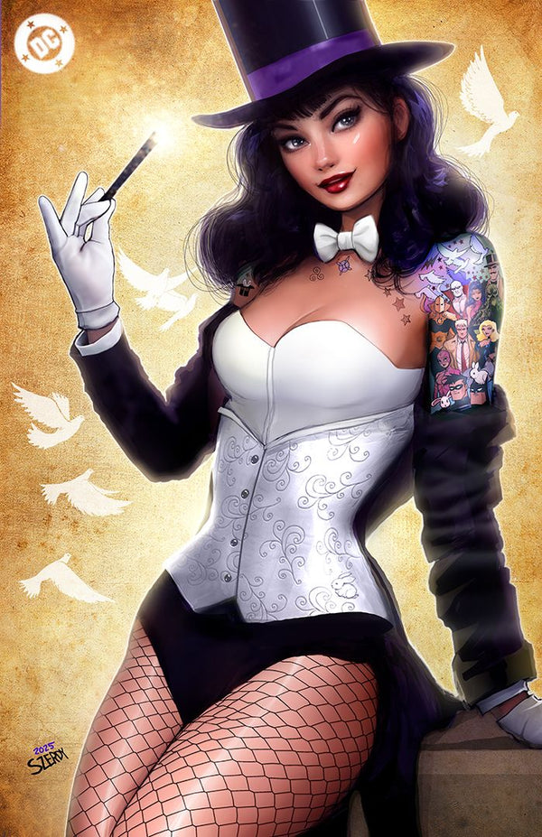 ZATANNA #1 (OF 6) NATHAN SZERDY EXCLUSIVE VIRGIN FOIL VARIANT (2/19/2025) BACKISSUE