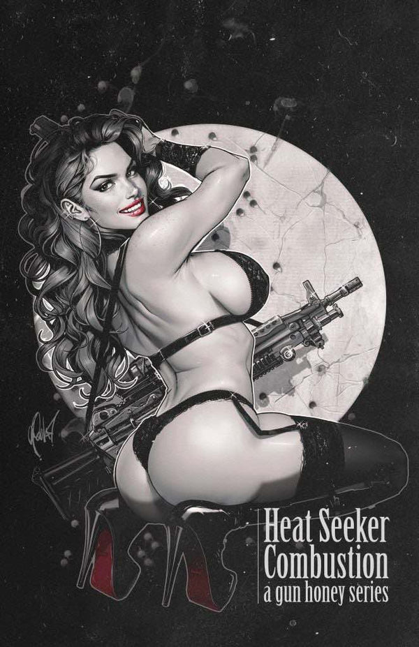 HEAT SEEKER COMBUSTION GUN HONEY SERIES #4 CEDRIC POULET EXCLUSIVE BLACK AND WHITE VIRGIN VARIANT (2/12/2025) SHIPS 3/12/2025