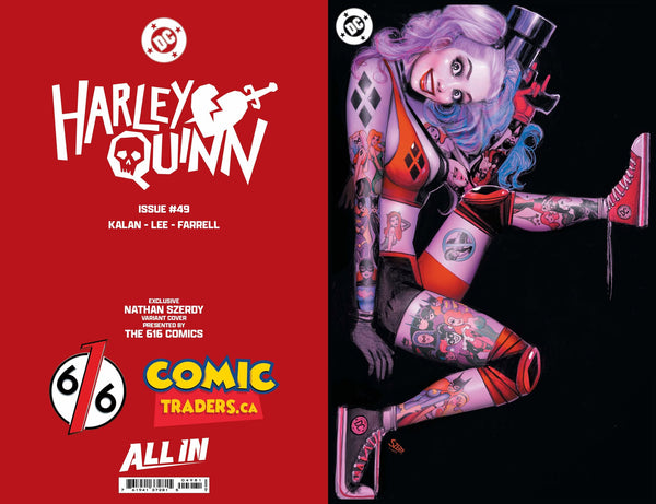 HARLEY QUINN #49 NATHAN SZERDY EXCLUSIVE VIRGIN VARIANT (3/26/2025)