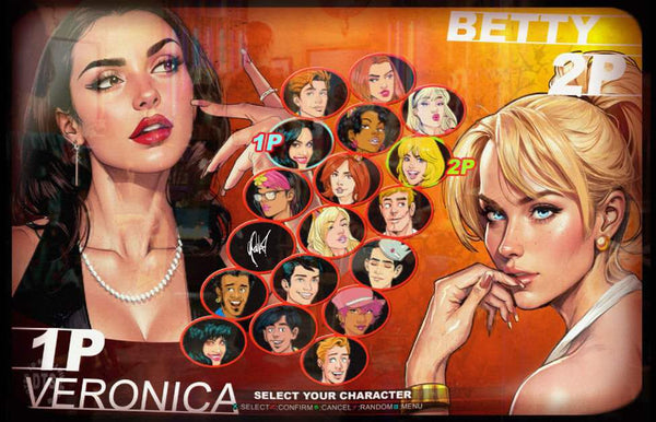 ARCHIE & FRIENDS LEVEL UP ONESHOT CEDRIC POULET EXCLUSIVE VERONICA VS BETTY VARIANT (4/2/2025) SHIPS 5/2/2025