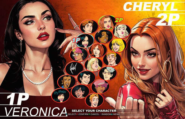 ARCHIE & FRIENDS LEVEL UP ONESHOT CEDRIC POULET EXCLUSIVE VERONICA VS CHERYL VARIANT (4/2/2025) SHIPS 5/2/2025