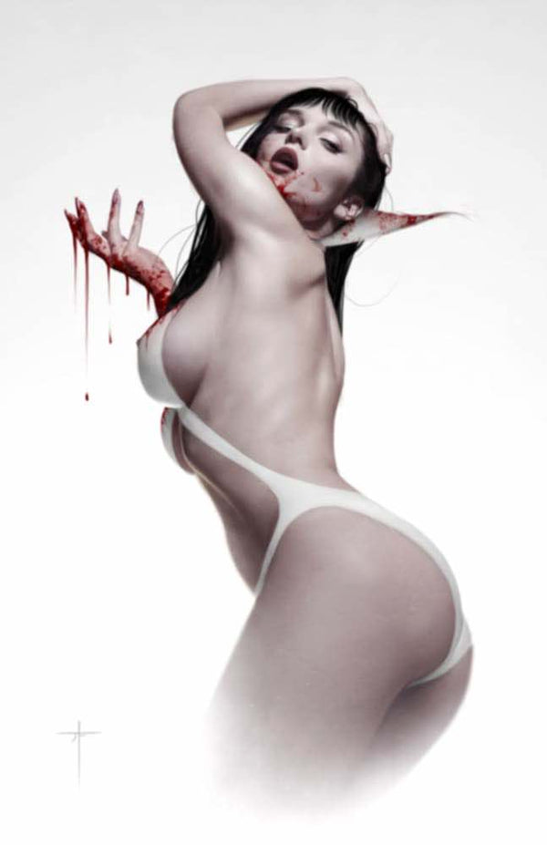 VAMPIRELLA (2025) #3 JAY FERGUSON EXCLUSIVE VIRGIN WHITE VARIANT (5/28/2025) SHIPS 6/28/2025