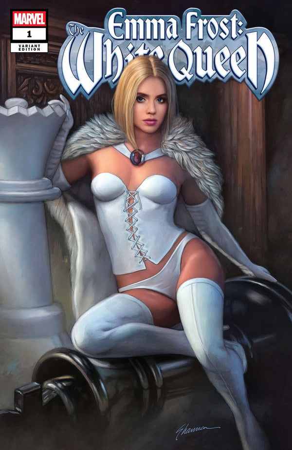 EMMA FROST: THE WHITE QUEEN #1 EMMA FROST WHITE QUEEN #1 SHANNON MAER EXCLUSIVE VARIANT (6/18/2025) SHIPS 7/18/2025