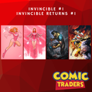 INVINCIBLE RETURNS FACSIMILE EDITION #1/INVINCIBLE FACSIMILE #1 SZERDY/NAKAYAMA/QUAH/SEGOVIA EXCLUSIVE VIRGIN VARIANT 4 PACK (3/25/2026) SHIPS 4/25/2026
