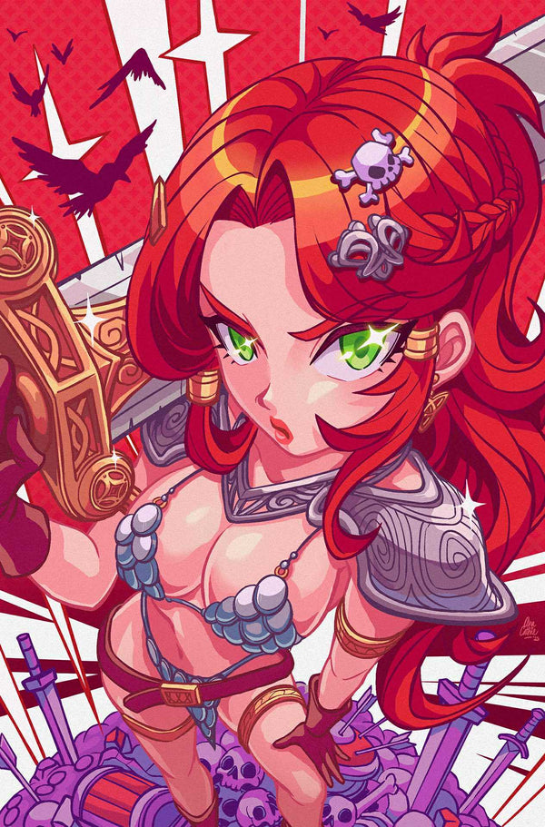 SONJA REBORN #1 ANACATHIE EXCLUSIVE RED VIRGIN EXCLUSIVE (8/6/2025) SHIPS 9/6/2025