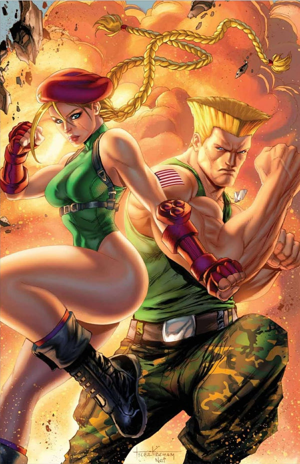 STREET FIGHTER #1 - 2025 EDITION TYLER KIRKHAM EXCLUSIVE EXPLOSION VARIANT (7/23/2025) SHIPS 8/23/2025