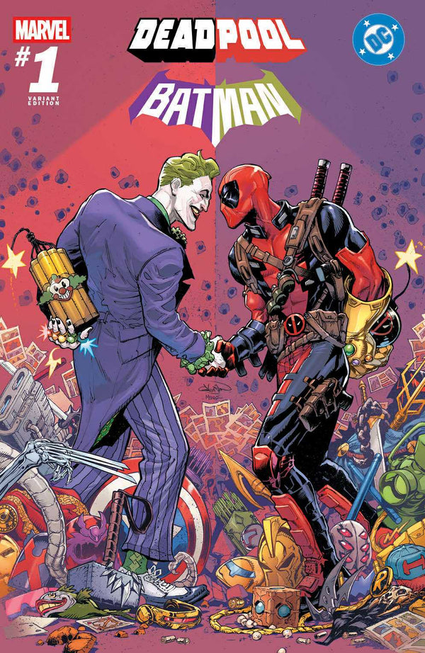 MARVEL/DC: DEADPOOL/BATMAN #1 PATRICK GLEASON EXCLUSIVE VARIANT 2 PACK (9/17/2025) SHIPS 10/17/2025