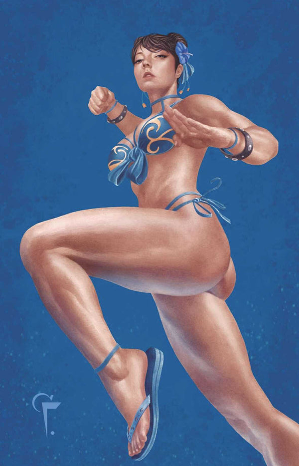 STREET FIGHTER #1 - 2025 EDITION FELIX LEON EXCLUSIVE BLUE VIRGIN VARIANT (7/23/2025) SHIPS 8/23/2025