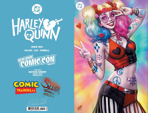 HARLEY QUINN #53 NATHAN SZERDY EXCLUSIVE NYCC VIRGIN FOIL VARIANT (8/27/2025)