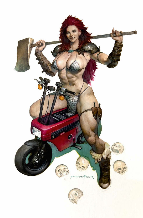 SONJA REBORN #2 PUPPETEER LEE EXCLUSIVE VIRGIN VARANT (9/24/2025) SHIPS 10/24/2025