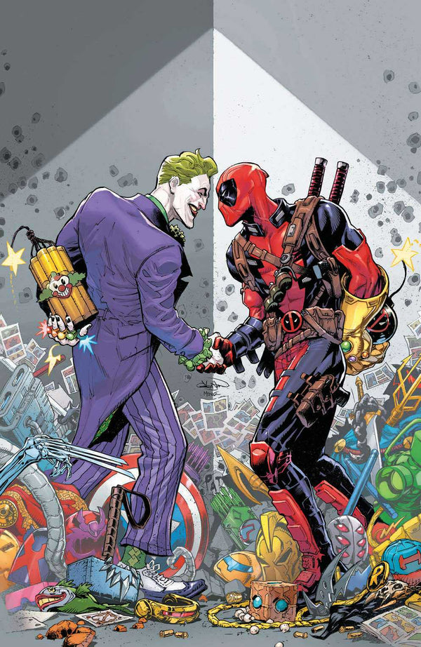 MARVEL/DC: DEADPOOL/BATMAN #1 PATRICK GLEASON EXCLUSIVE VIRGIN COLOR HOLD VARIANT (9/17/2025) SHIPS 10/17/2025